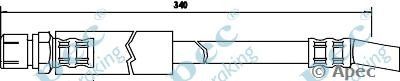APEC BRAKING hos3351 -  Тормозной шланг